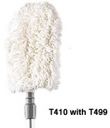 View: T410 Flexible Head Overhead Dusting Tool, Flexible Head with 60" l (152.4 cm) Aluminum Handle Pack of 6